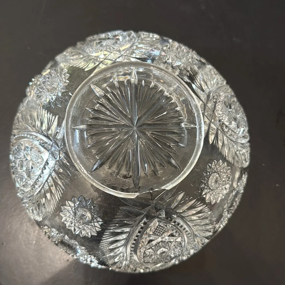 Vintage Early American‎ Glass bowl Atlanta Westmoreland Specialty Company 228